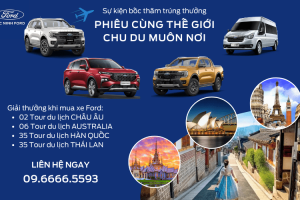 Sự kiện bốc thăm trúng thưởng khi mua xe Ford