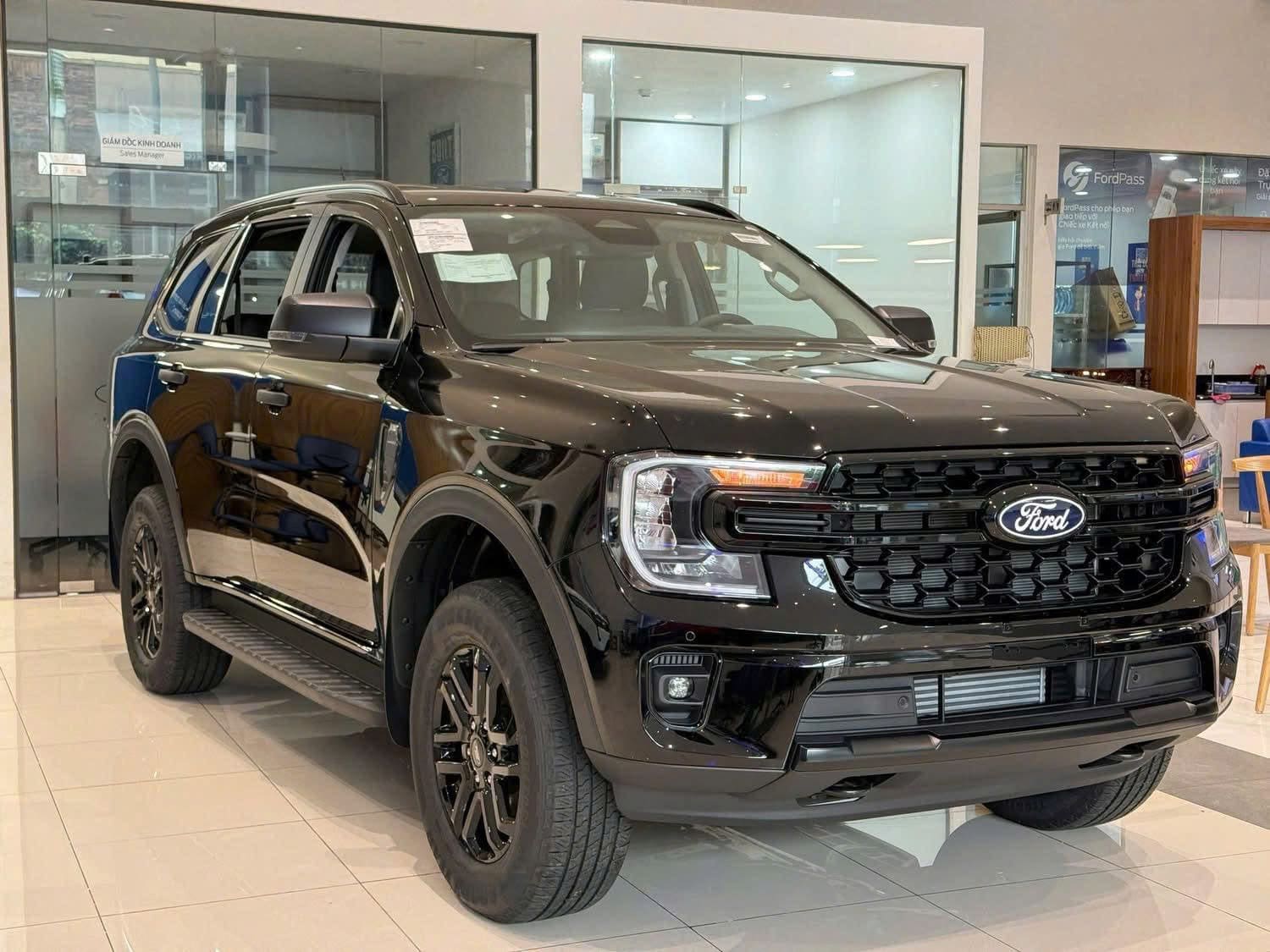 Ngoại Thất Ford Everest Active màu Đen 2026